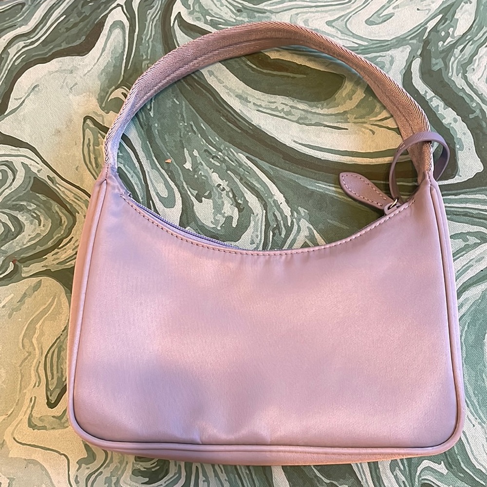 Blue Nylon Purse